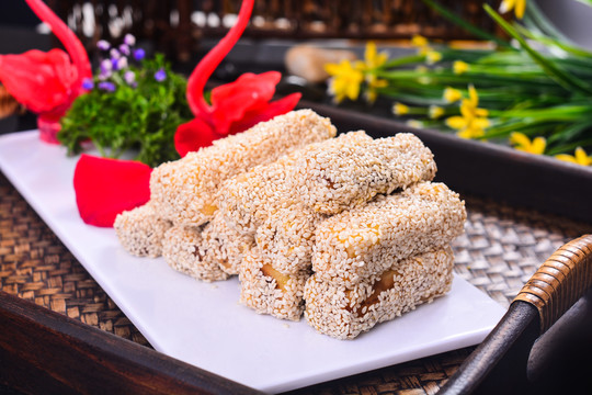 芝麻酥茄子