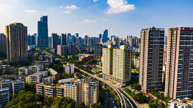 重庆建筑都市风光高楼林立