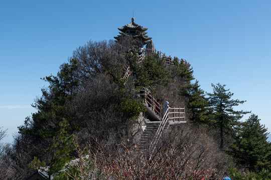 伏牛山脉主峰