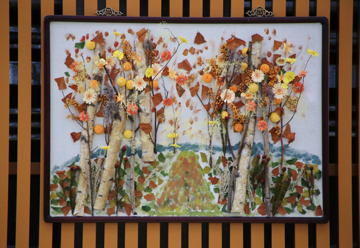 干花插花树林