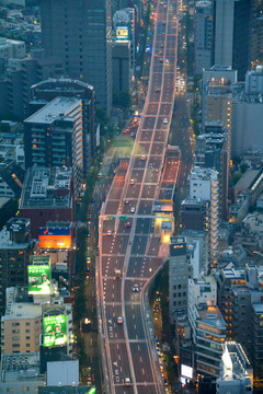 日本交通夜景