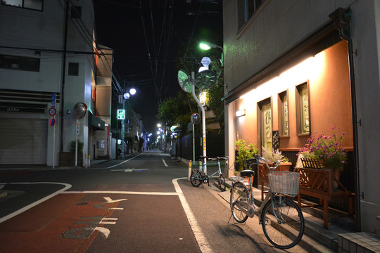 东京街头夜景