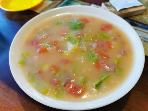 小瓜火腿汤饭