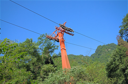 青城后山索道