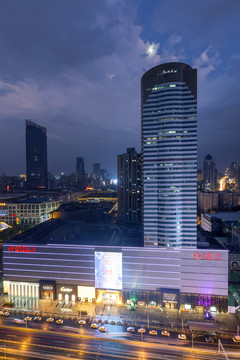 武汉商场大楼夜景