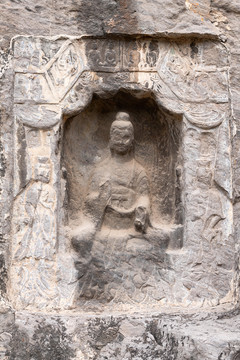 龙门石窟佛像