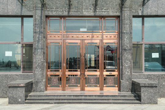 铜大门建筑户门