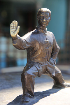 杨露禅武术大师雕像