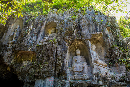 飞来峰石刻造像