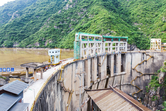 石门水库电站大坝