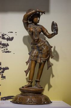 印度女神木雕