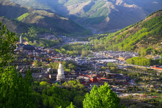 忻州五台山全景