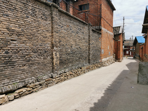 老街墙砖