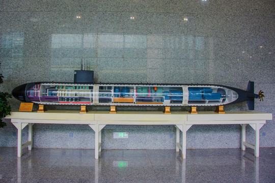 美国洛杉矶号核潜艇模型