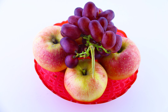 苹果和葡萄水果