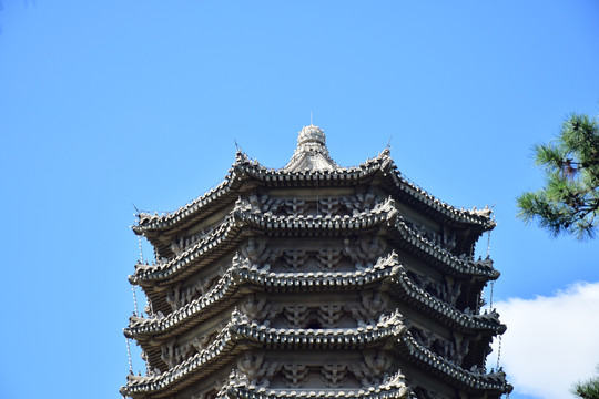 博雅塔局部