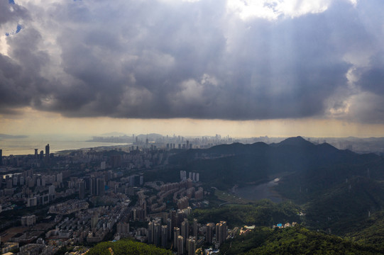 深圳南山鸟瞰