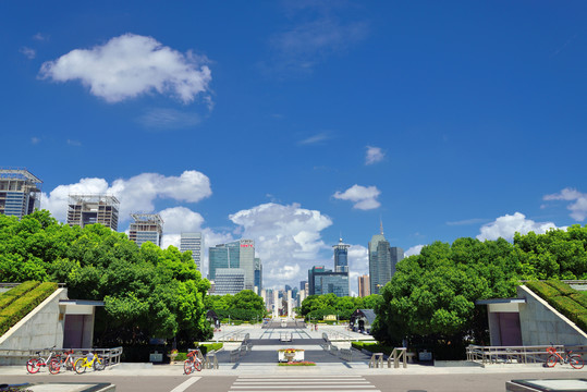 浦东世纪广场风景