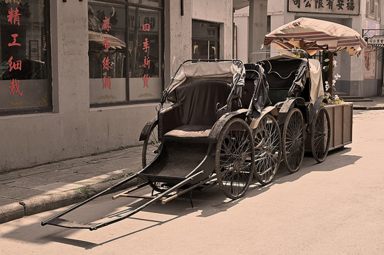 老上海人力车