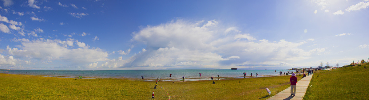 中国青海省青海湖二郎剑景区