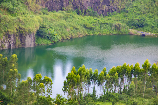 湖景