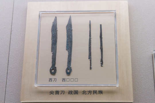 上海博物馆战国尖首刀