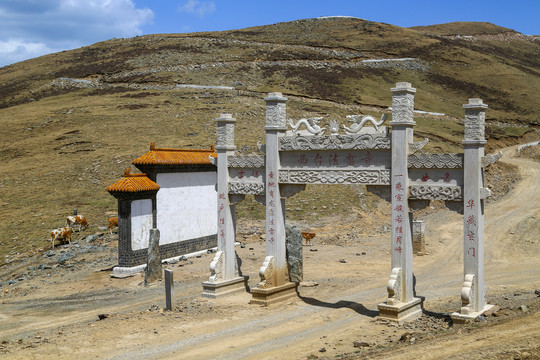 忻州五台山西台牌坊