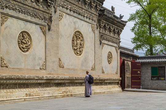 忻州五台山普化寺照壁