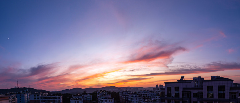 晚霞高清大图