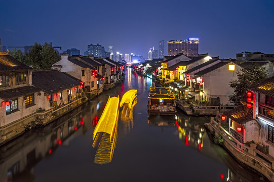 古运河高清夜景