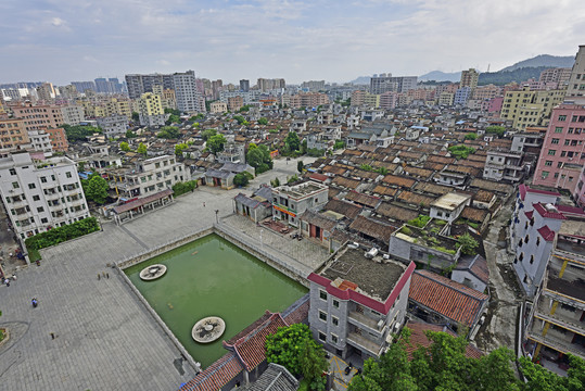 深圳凤凰古村全景