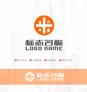 米字标志家LOGO