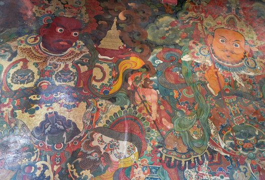 布达拉宫壁画