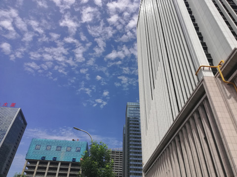 蓝天下的都市