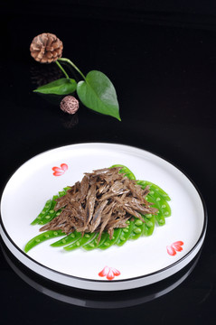 兰豆黑腐竹