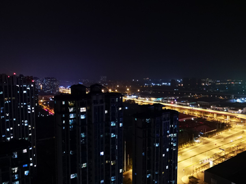 高楼夜景