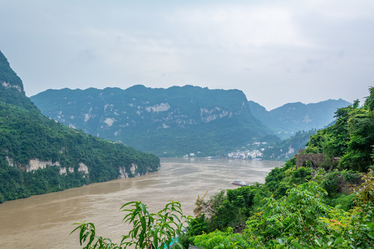 湖北宜昌三峡人家风景区夏日迷人