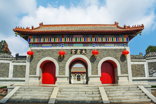 山东栖霞太虚宫景区风光