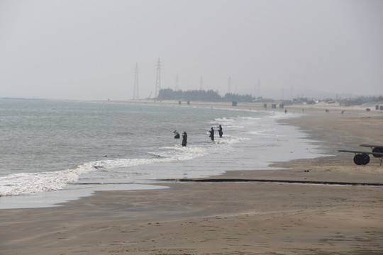 海边垂钓