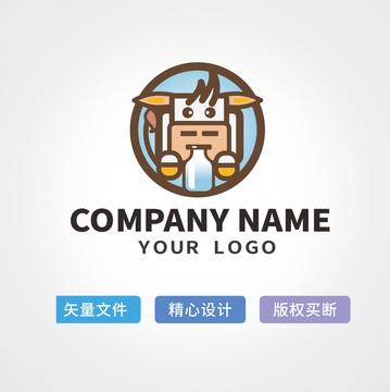 牛logo