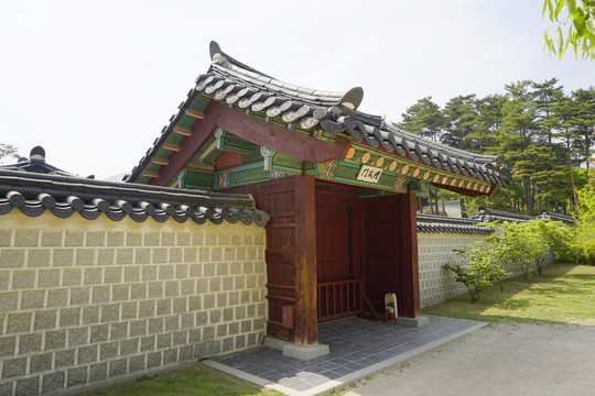 韩国首尔景福宫的酱库