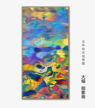 抽象油画