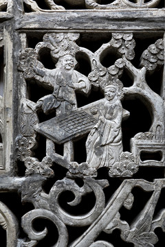 中式古建筑装饰花纹