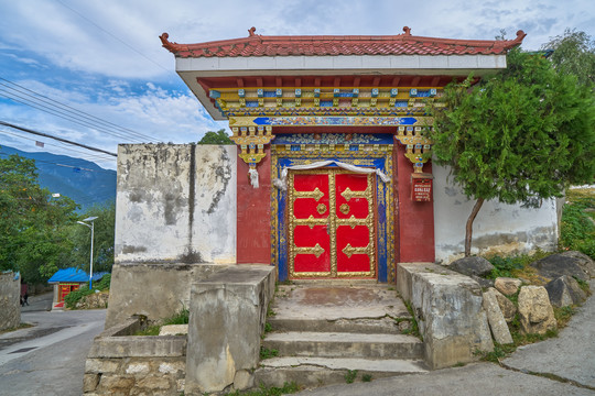 西藏农家小院