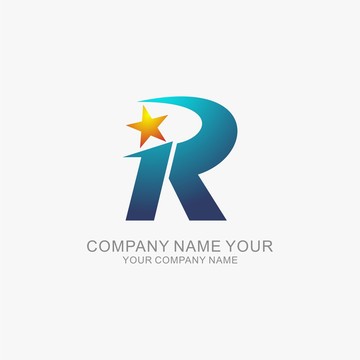 字母R标志logo