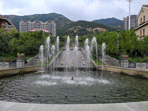 喷泉景观