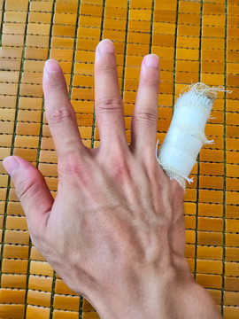 尾指敷药