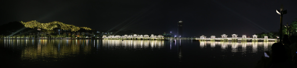 广济桥灯光秀
