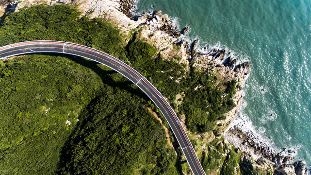 福建漳州东山岛苏峰山环岛公路
