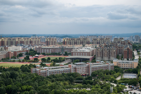 绵阳东辰中学全景